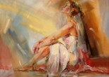 Elegant and almost airy female figures, created by Anna Rasumovskaya, capture the attention of art lovers at once. Her canvases demonstrate beauty of her characters.