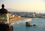 If you look for the place with the most wonderful beach, where you could take remarkable coastal walks – this is certainly Biarritz. It is located in the in southwestern France, 18 km from Spain.