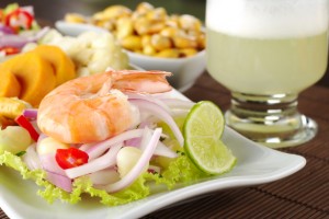 Peruvian Ceviche with King Prawn